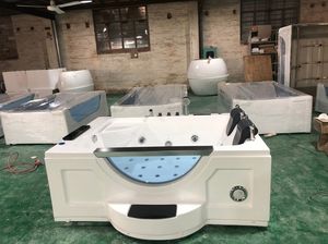 Alta calidad al por mayor precio barato personalizado dos personas Jacuzzier esquina bañera de hidromasaje cómoda bañera de masaje Acrílico - Product Image 5