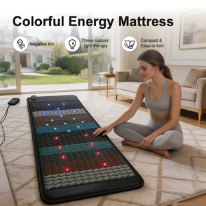 Premium Amethyst Mattress Crystal Sauna Mat Negative Ion Heated Stone Energy Pad Full Body - Product Image 2