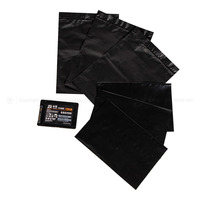 Vente directe usine – Sacs PE conducteurs noirs de haute qualité, taille personnalisée, pochette conductrice anti-fuite pour déchets électroniques