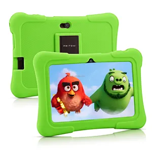 Wifi Baby Lcd Schrijftablet 7Inch 1024*600 Hd Quad Core Android 10 Kids Tablet Met Sim Kaartsleuf