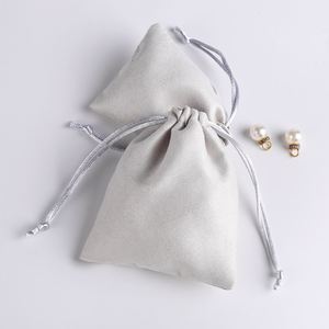 3x4inch <b>Weeding</b> Party Velvet Drawstring Gift <b>Bags</b> with Customizable Color & Logo Printing <b>for</b> Jewelry Packaging - Product Image 3