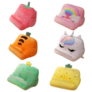 Soporte para libro de <span class=keywords><strong>teléfono</strong></span>, soporte para tableta, cama de lectura adorable, cojín de descanso para el hogar, regalos, 11 pulgadas, <span class=keywords><strong>piña</strong></span> amarilla, almohada para portátil, felpa - Product Image 3