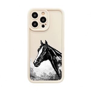 Funda Protectora para Teléfono con Diseño de Caballo Pintado a Tinta, Resistente a Golpes, para iPhone 17 16 Pro Max 16 15 14 13 12 11 Pro Max X XR XS 7 8 17 Plus SE2 - Product Image 6