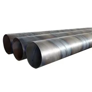 ASTM A106/API 5L MS Tubo de aço sem costura Fabricantes Tubo de aço carbono Tubo de ferro preto laminado a quente