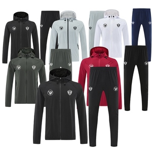 Giacca da <span class=keywords><strong>Calcio</strong></span> Antivento Traspirante ad Asciugatura Rapida con Zip Integrale e Cappuccio, <span class=keywords><strong>Abbigliamento</strong></span> <span class=keywords><strong>Sportivo</strong></span> per Uomo - Product Image 5