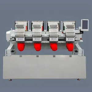 4 head hat embroidery machine clothing t-shirt high quality computer embroidery machine supplier