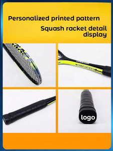 ไม้แร็คเก็ตสควอชคาร์บอนไฟเบอร์พร้อมตาข่ายไนลอนสำหรับผู้ใหญ่สำหรับการแข่งขันและการฝึกซ้อม - Product Image 2