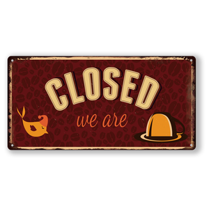 لافتات معدنية للمقاهي والحانات |   لوحات معدنية مطبوعة بالأشعة فوق البنفسجية - تصميم أوروبي بسماكة 0.3 مم، تصميم فريد، بيع بالجملة من المصنع - Product Image 5