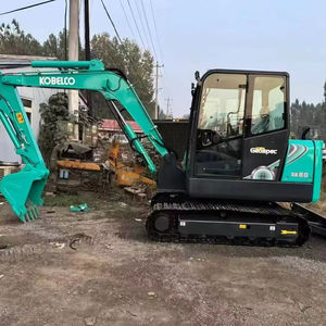 Excavadora de Orugas de Alta Calidad de 6 Toneladas KOBELCO SK60 de Segunda Mano con Componentes Principales en Venta, Maquinaria de Construcción - Product Image 1