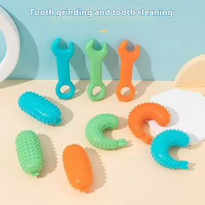 Juguete interactivo de goma con forma de hot dog para perros, diseño nuevo, barato, al por mayor, juguete para mascotas, gran oferta - Product Image 3