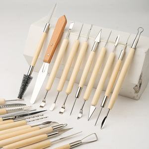 Juego de Herramientas de Cerámica de Doble Cabeza de 22 Piezas para Modelar Arcilla, Herramientas de Cerámica de Madera para Niños y Adultos - Product Image 2