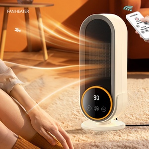Calentador de Espacio Portátil de 1200 W, Ventilador PTC de Escritorio con Control Remoto y Temporizador, Mini Calentador para Sala de Estar, Oficina y Hogar - Product Image 1