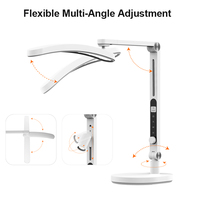 Lampe de table pour technicien d'onglerie en gros / Lampe de manucure LED à pince de bureau, intensité réglable en continu, lampe de bureau pour ongles