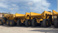 Camion benne articulé XDA45U de 41 tonnes, 1600 kW, pour terrains complexes, boueux et sinués