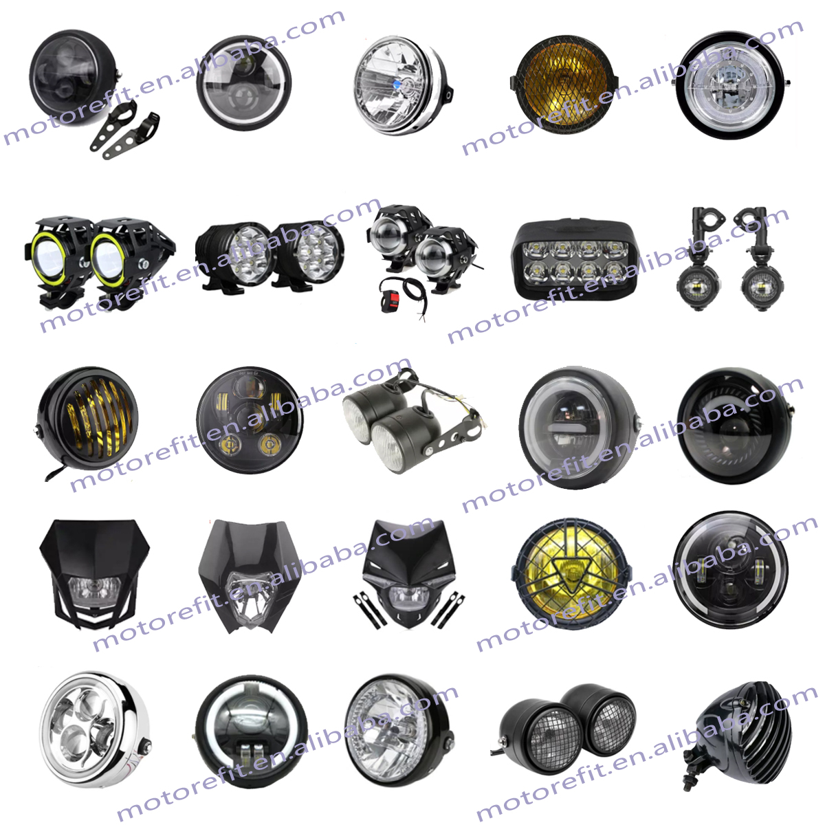 Suzuki GSXR1000 K7 2007 2008 Motorcycle Headlight Assembly