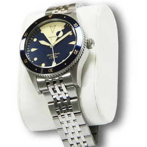 Montre-<span class=keywords><strong>bracelet</strong></span> à cadran mécanique automatique lumineux personnalisée pour hommes caractéristique de plongée <span class=keywords><strong>bracelet</strong></span> en cuir et élastique en acier inoxydable - Product Image 3