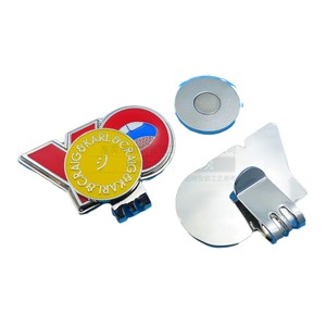 Clip de chapeau en métal pour le golf, magnétique, émail, logo personnalisé, accessoire de sport de plein air - Product Image 5