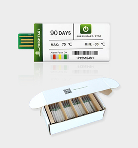 Tazelik tek kullanımlık USB sıcaklık kontrol cihazı taze etiket OEM ve ODM desteği ile 1 dijital veri kaydedici - Product Image 2