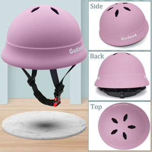 Gudook Round Kids Casco Bicicleta Patinaje Casco Baby Bike Casco de tamaño pequeño para 1-4 años - Product Image 3
