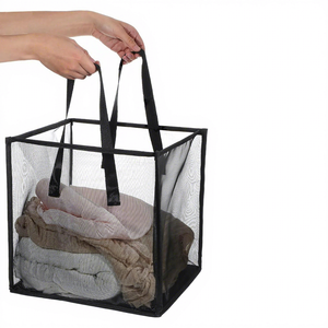 Cesto de Ropa Sucia Plegable e Impermeable de Malla para Almacenamiento - Product Image 3