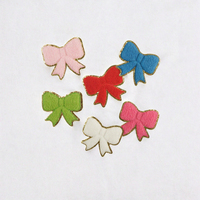 Patchs en chenille à paillettes en forme de cœur, thermocollants ou à coudre, pour serviettes, badges brodés, appliques pour T-shirts, manteaux, vestes, chapeaux