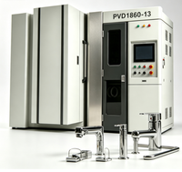Système de dépôt physique par évaporation (PVD) AsiaLink, placage ionique multi-arc sur pièces en métal, verre, céramique et plastique