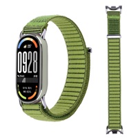 Bracelet en nylon ondulé pour Xiaomi Band 10/9/8, bracelet de montre en tissu réglable et tendance