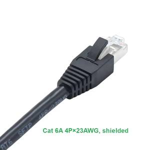 Câble Ethernet M12 de haute qualité étanche M12 X Code 8 broches mâle prise droite vers RJ45 CAT 6A connecteur de câble blindé - Product Image 4