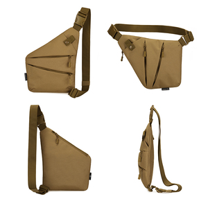Protector Plus High Quality 1000d PU <strong>Waterproof</strong> Anti Theft Crossbody Men Purse <strong>Bag</strong> Hidden Underarm Nylon Conceal Shoulder <strong>Bag</strong> - Product Image 2