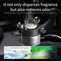 Désodorisant de voiture solide Carmate en bouteille de verre, parfum de voiture neuf pour éliminer les odeurs de cuir, désodorisation longue durée