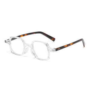 Jamie Z2316 Small Square Frame Glasses Plastic Anti Blue Light Myopia Prescriptions Unisex Optical Eyewear - Product Image 4