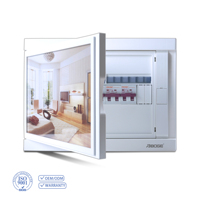 Caja de Distribución de Plástico con Interruptor de CA de 13 Vías en Forma de L para Distribución de Energía de Equipos Interiores