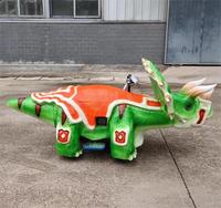 Robot marcheur en métal à pièces Cartoon Animatronic Dinosaur Ride pour enfants-Utilisation intérieure/extérieure dans les centres commerciaux et les aéroports