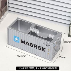 Venta al por mayor logotipo personalizado 1:30 contenedor de envío modelo pluma nombre tarjetero - Product Image 3