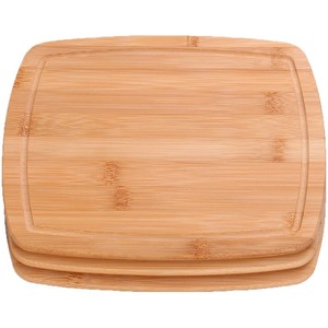 <b>Wood</b> Cutting Board Rectangle Anti Slip Kitchen Chopping <b>Block</b> For Fruit Vegetable Preparation - Product Image 4