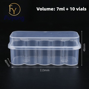 Custom LDPE <b>Plastic</b> Rectangle Cillin Storage Bottles & Clear Vial <b>Boxes</b> 3ml/5ml/7ml/10ml/10cc with Recycled Materials - Product Image 6