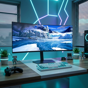 Moniteur de jeu incurvé de <span class=keywords><strong>49</strong></span> <span class=keywords><strong>pouces</strong></span>, 144 Hz, temps de réponse de 1 ms, gamme de couleurs NTSC de 72 %, panneau VA pour <span class=keywords><strong>PC</strong></span> - Product Image 1