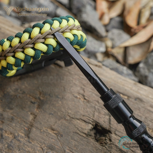 Stainless Steel Tent Peg With Black Lanyard For Camping Outdoor Use 1PC All Seasons - Product Image 2