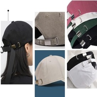 Ventes directes d'usine métal Nickel oeillet casquette de Baseball boucle sangle corde fer Clips ceinture métal fermoir coulissant libération chapeau boucle