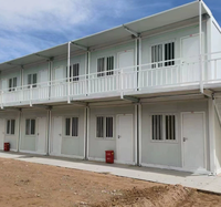 Maison préfabriquée en acier coloré ZXZY, design moderne et minimaliste, garantie 1 an, maison de construction mobile pliable de type conteneur temporaire