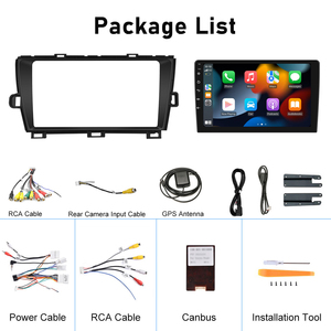 Radio de Coche Podofo Doble DIN de 9'' con Android, Carplay y Android Auto para Toyota <span class=keywords><strong>PRIUS</strong></span> <span class=keywords><strong>2012</strong></span>, RDS HIFI, Venta al por Mayor OEM - Product Image 6