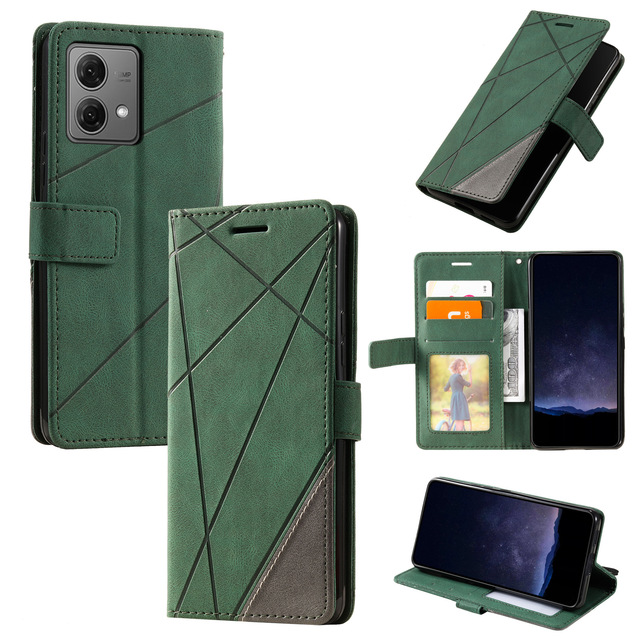Luxury PU Leather Flip Wallet Phone Case for Motorola Edge 50 Ultra 60 Pro G56 G96 G86 Fashion Design Mobile Phone Case Bags