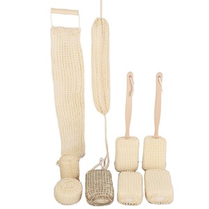 Tự Nhiên Salu Tắm Bóng Dài Trở Lại Chà Khăn Cho Làm Sạch Sâu Dây Kéo Massage Cơ Thể Bàn Chải Với Trở Lại Chà Khăn Tắm - Product Image 5