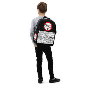 IW Comics #52 Minimalist <b>Backpack</b> Modern <b>Simple</b> Style with Strap Carrying System and Polyester Lining String Closure Type - Product Image 4