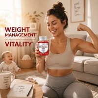 Gummies véganes au vinaigre de cidre de pomme Marque Blanche Mère Keto Certifié HACCP 60 unités Complément alimentaire amincissant pour adultes