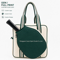 Sac de pickleball en néoprène avec logo personnalisé, sac de transport avec poche pour raquette et doublure en polyester, fournisseur d'usine sur mesure