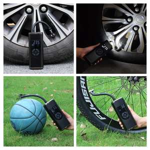 Mini petit <span class=keywords><strong>gonfleur</strong></span> de pneu électrique pompe à Air portable <span class=keywords><strong>gonfleur</strong></span> de pneu numérique <span class=keywords><strong>silencieux</strong></span> avec manomètre compresseur d'air de moto - Product Image 5