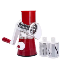 Machine à découper multifonctionnelle pour la cuisine Trancheuse et râpe en silicone avec manche en bois Rouleau à pommes de terre pour outils de cuisine