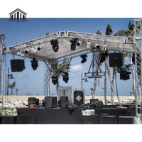 Scène modulaire en aluminium pliable et mobile, capacité de charge de 1000 kg, installation rapide pour les événements de concert en plein air