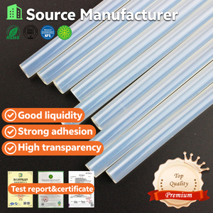 Lem Perekat Panas Transparan Berkualitas Tinggi Tahan Suhu Rendah 7mm 11mm Daya Rekat Kuat Barras De Silicon - Product Image 2